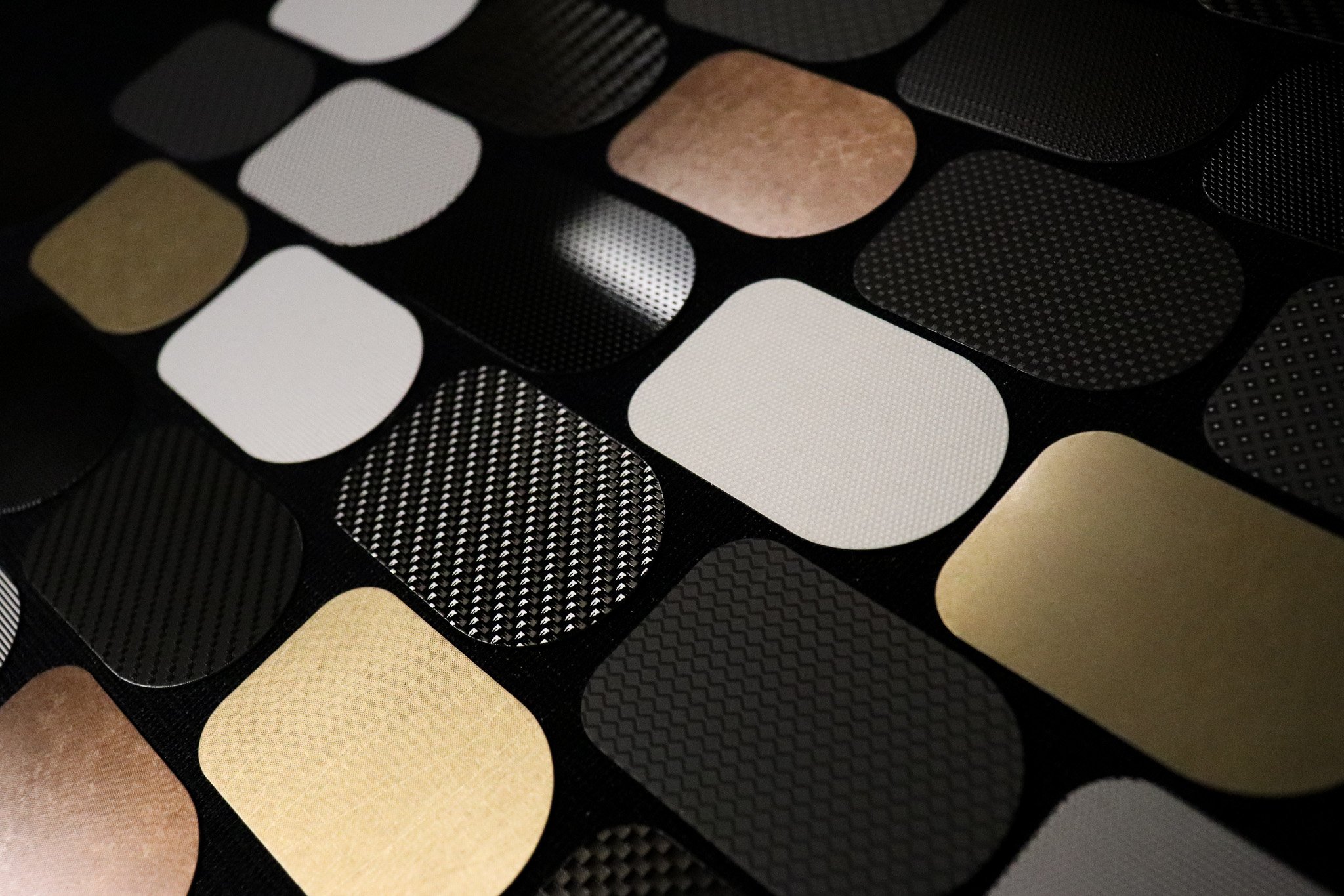 Screen Printed Patterns and Textures - McLoone Metal Graphics