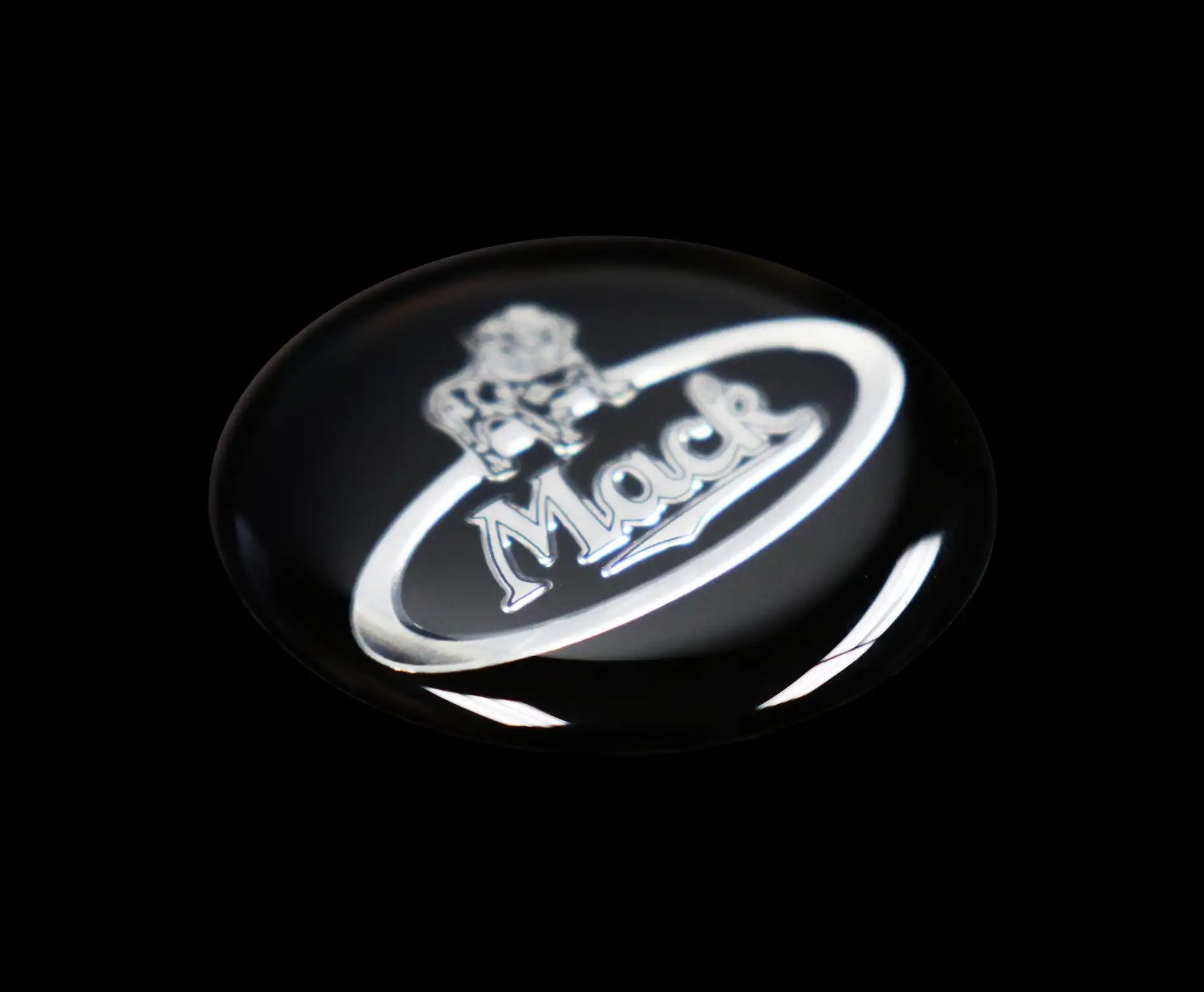 Urethane Domed Circular Product Identification - McLoone Metal Graphics