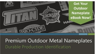 Outdoor Metal Nameplates eBook 