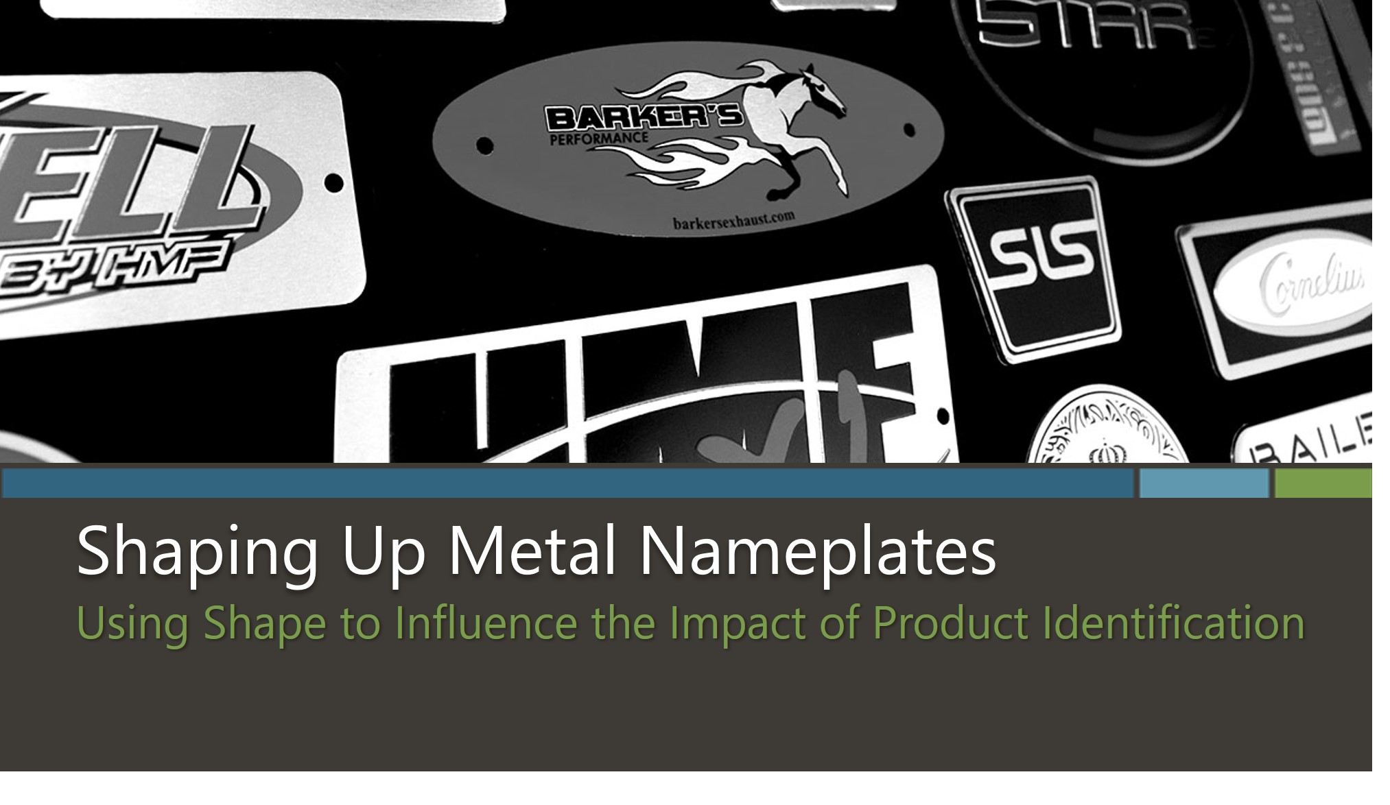 Shaping Up Metal Nameplates eBook by McLoone