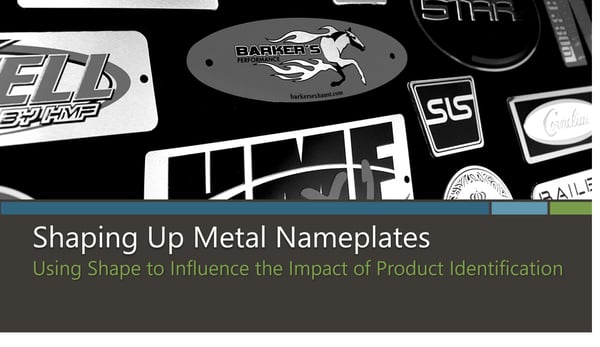 Shaping Up Metal Nameplates eBook by McLoone
