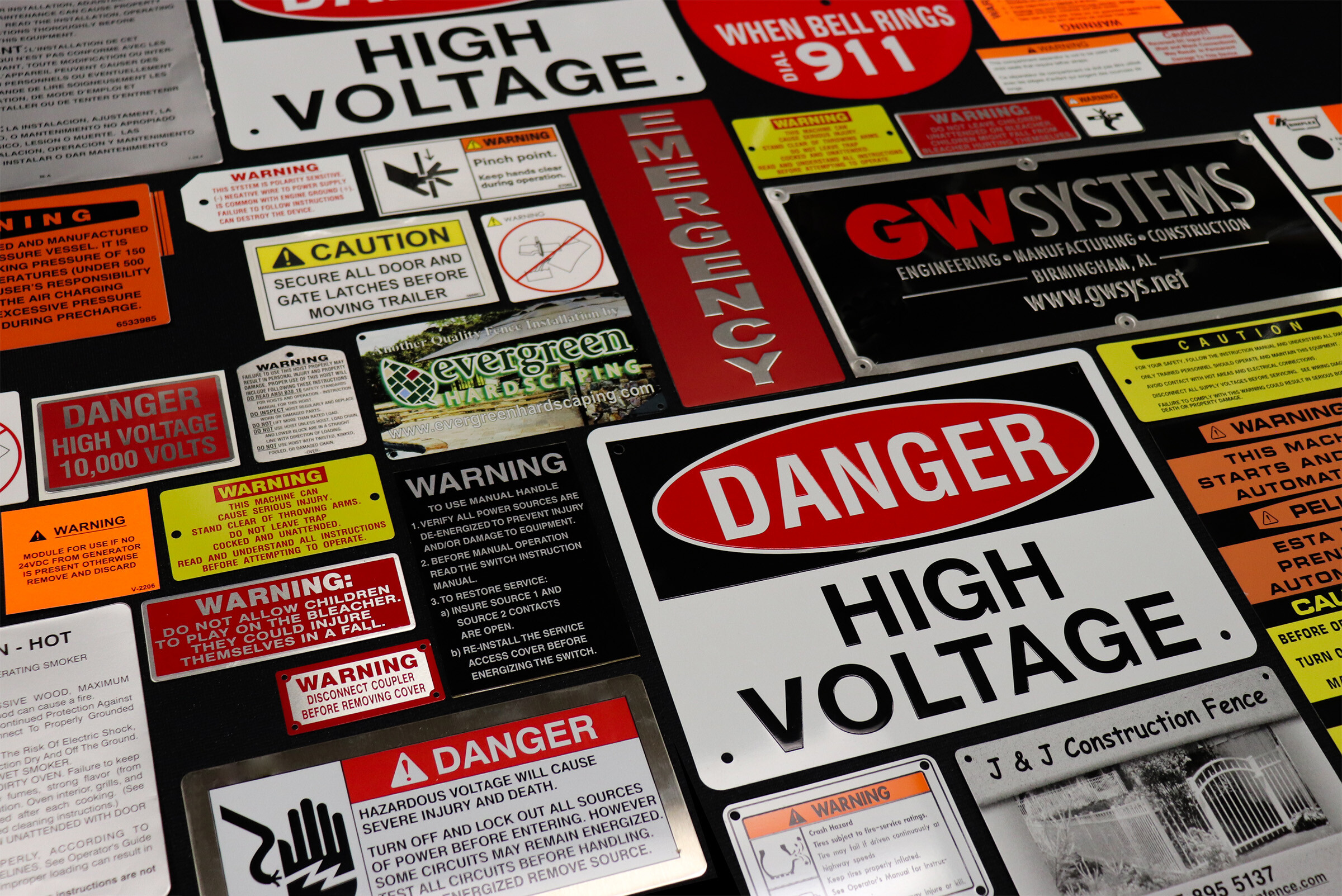 Outdoor Signage and ID Plates