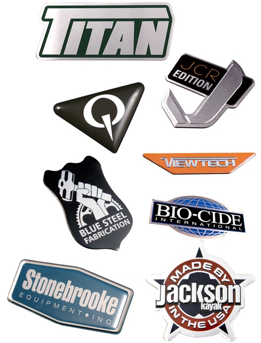custom shape nameplates and labels