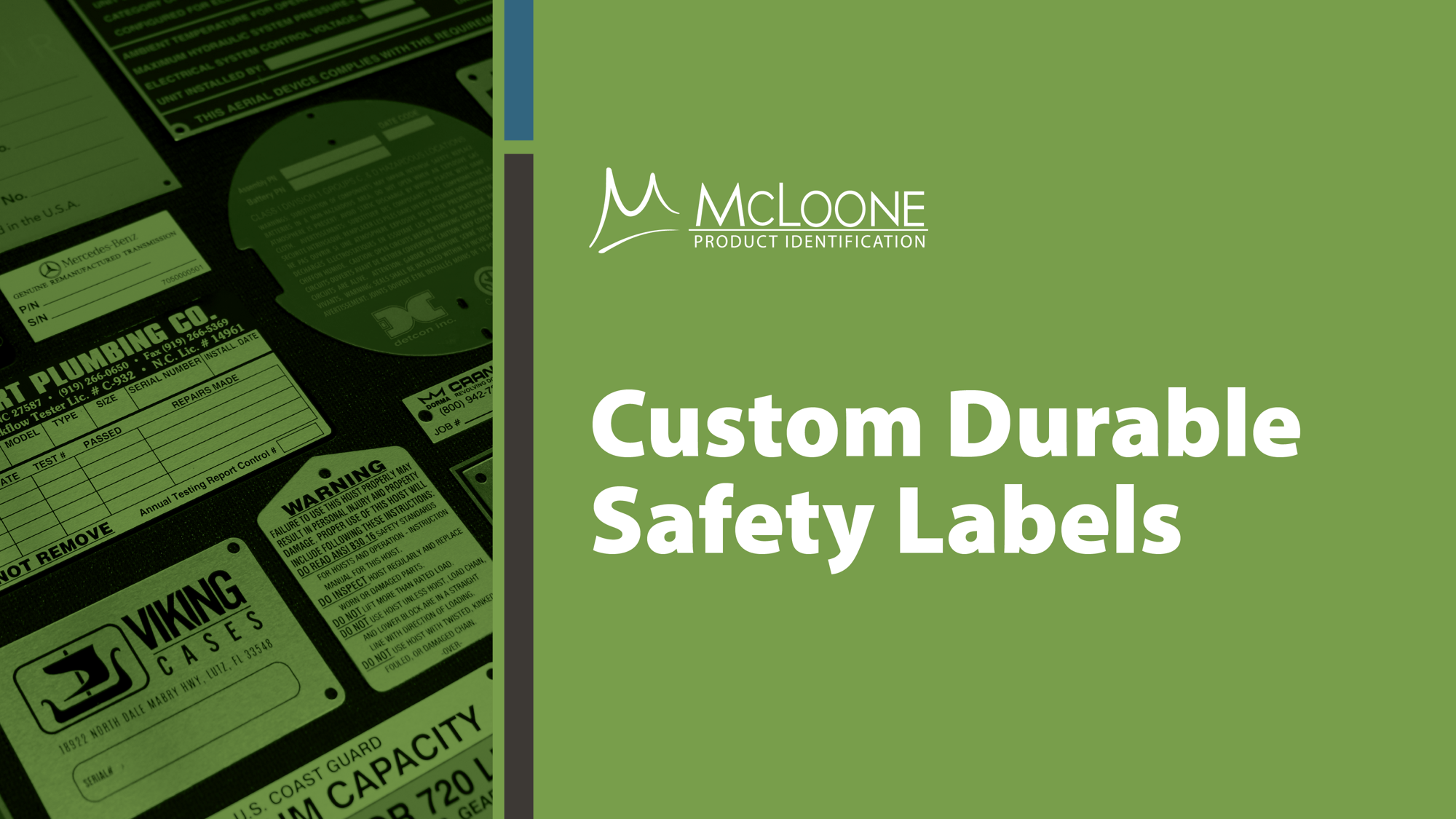 Custom Durable Safety Labels Guide