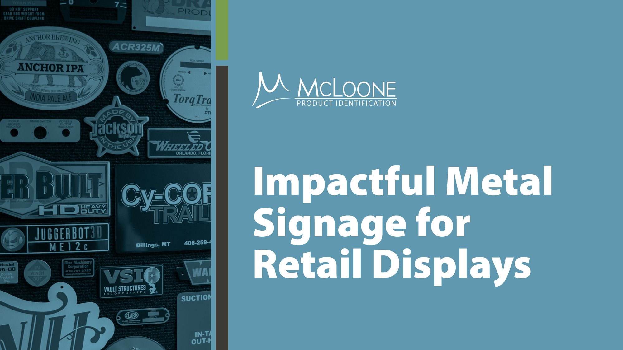 Impactful Metal Signage for Retail Displays Guide from McLoone Metal Graphics