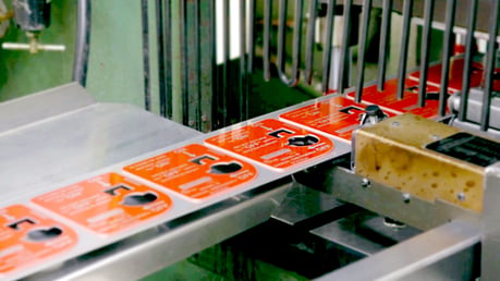stamping operation for metal nameplates and badges