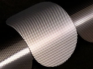 Customized patterns on aluminum sample confirmation