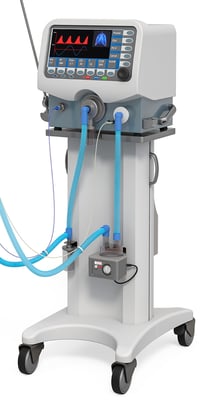 medical device with overlay