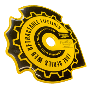 Durable Domed Label Enhances Fall Protection Harness Branding