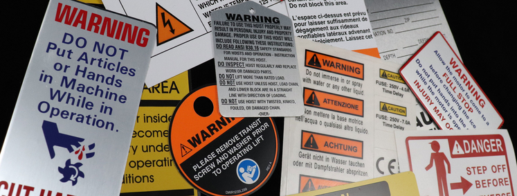 Safety Label Adhesive Considerations