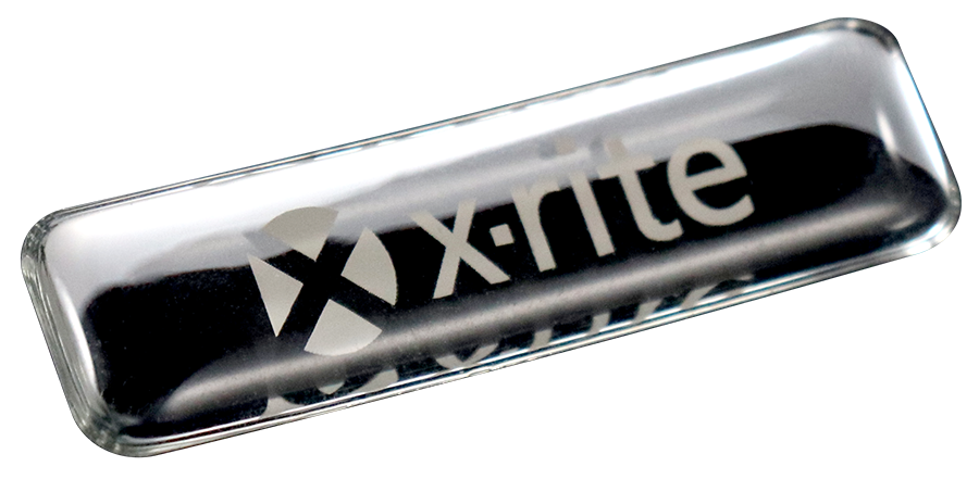 Label Dimension with Doming on Mirror Bright Material